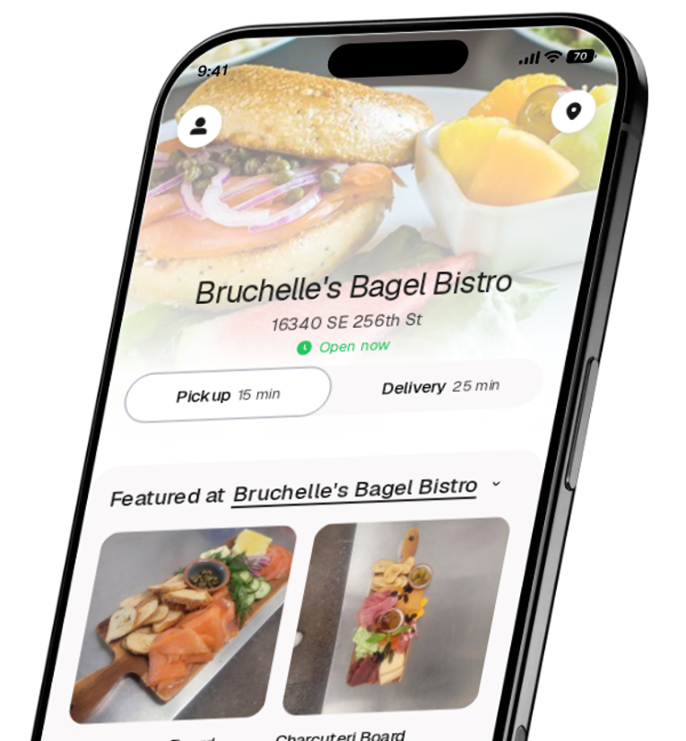 Bruchelle's Bagel Bistro app preview