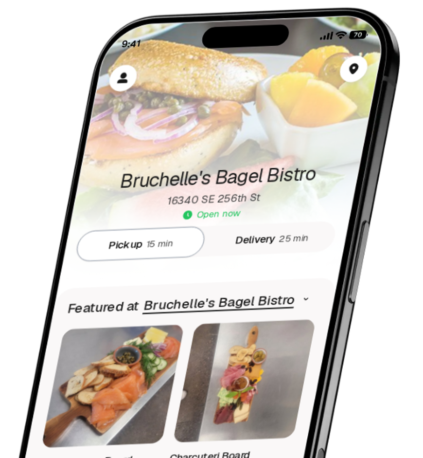 Bruchelle's Bagel Bistro app preview
